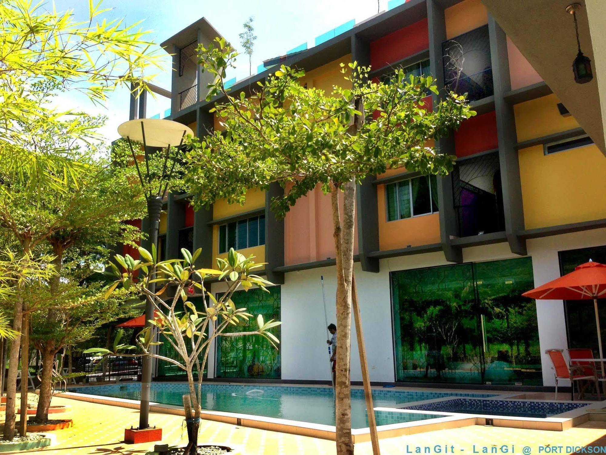 Langit Langi Hotel @ Port Dickson Exterior foto